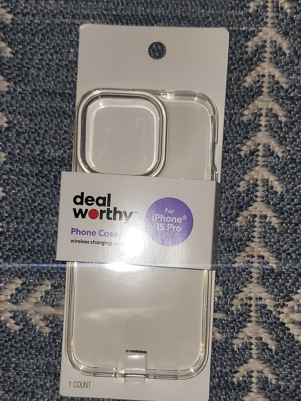 Clear Phone Case for iPhone 15 Pro - Transparent